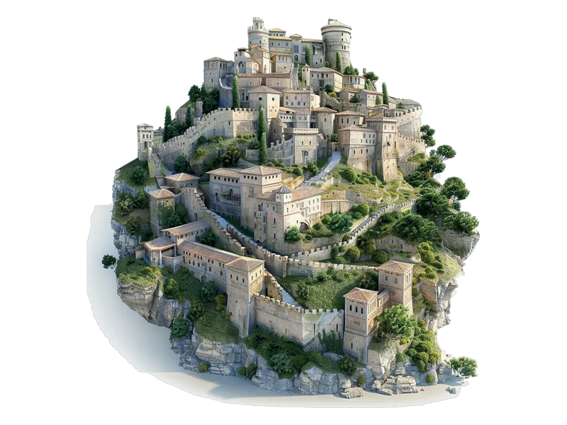 Illustration of Monte Cassino